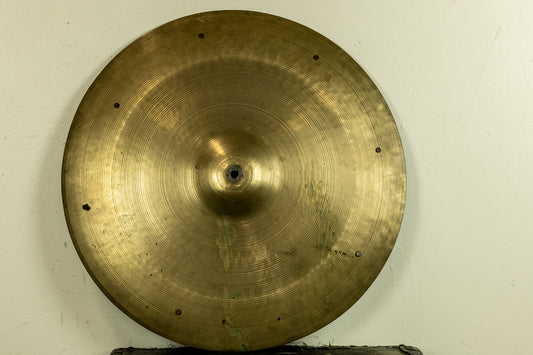 Vintage Zildjian A 20" Trans Stamp Sizzle Ride Cymbal 1690g