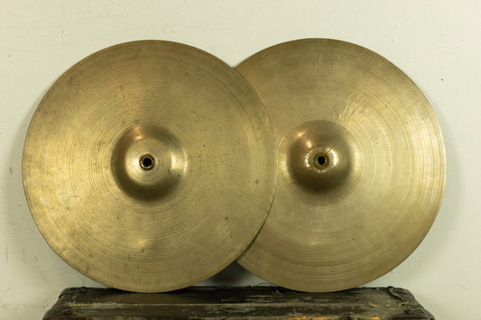 1930s Zenjian 13" Hi Hat Cymbals 456g 672g