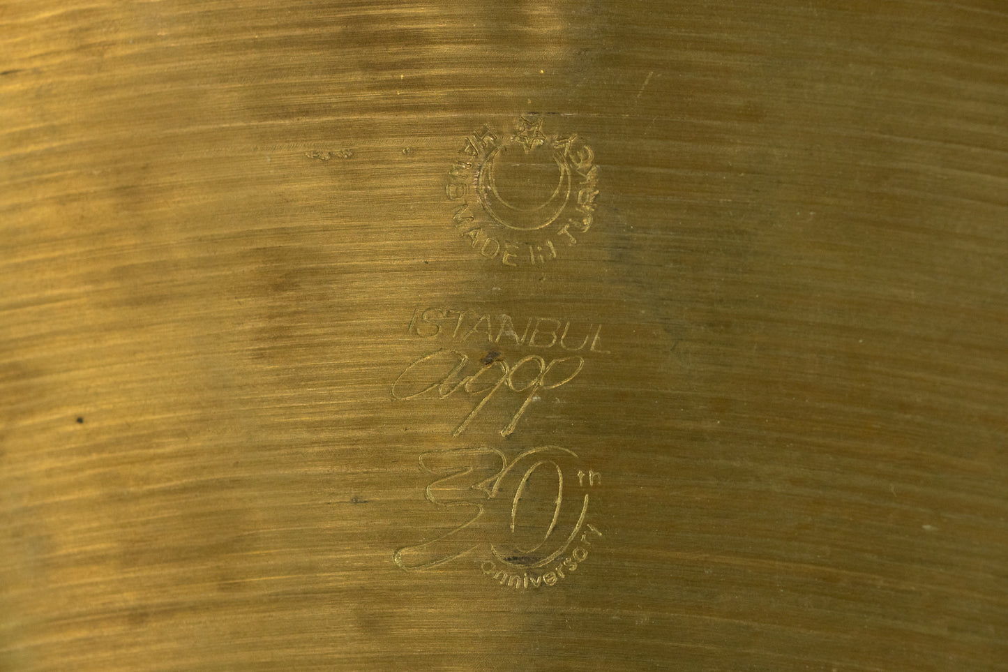 Istanbul Agop 22" 30th Anniversary Flat Ride Cymbal 2047g