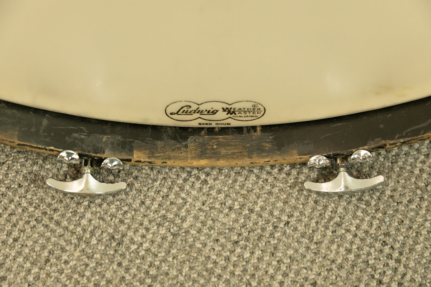 1960s Ludwig Pre-Serial Black Diamond Pearl Super Classic Drum Set