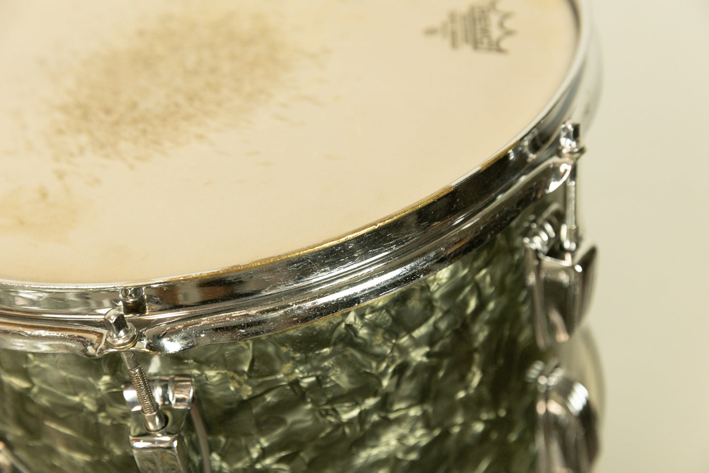 1960s Ludwig Pre-Serial Black Diamond Pearl Super Classic Drum Set