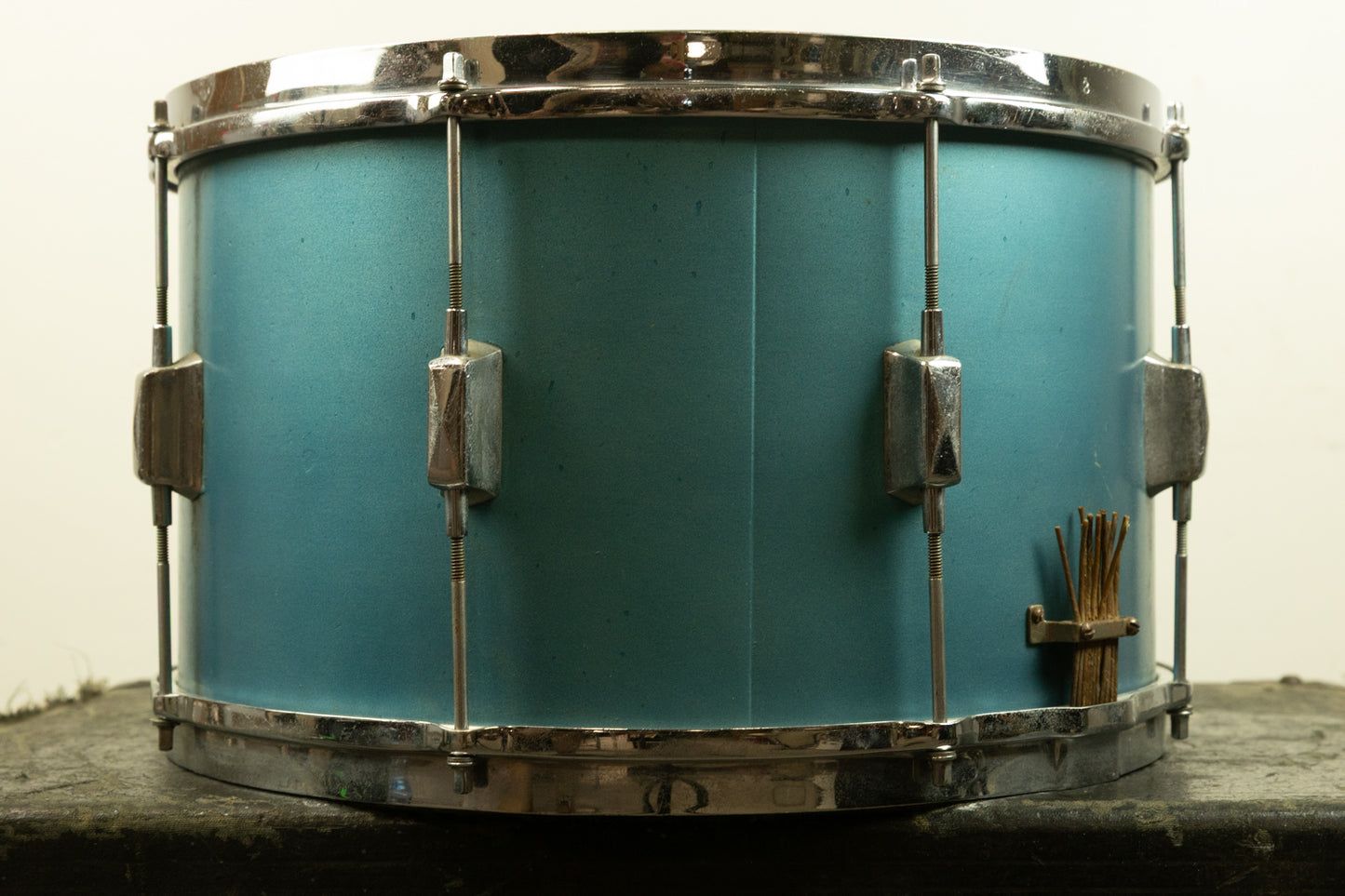 1940s Leedy 9x15 "Pelham Blue" Broadway Standard Snare Drum
