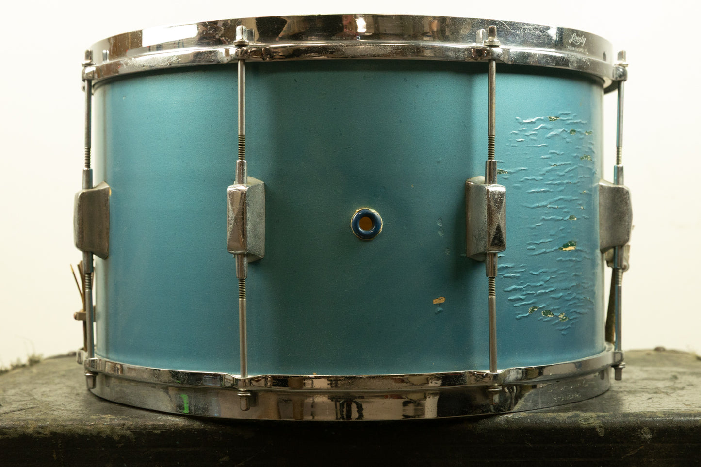1940s Leedy 9x15 "Pelham Blue" Broadway Standard Snare Drum