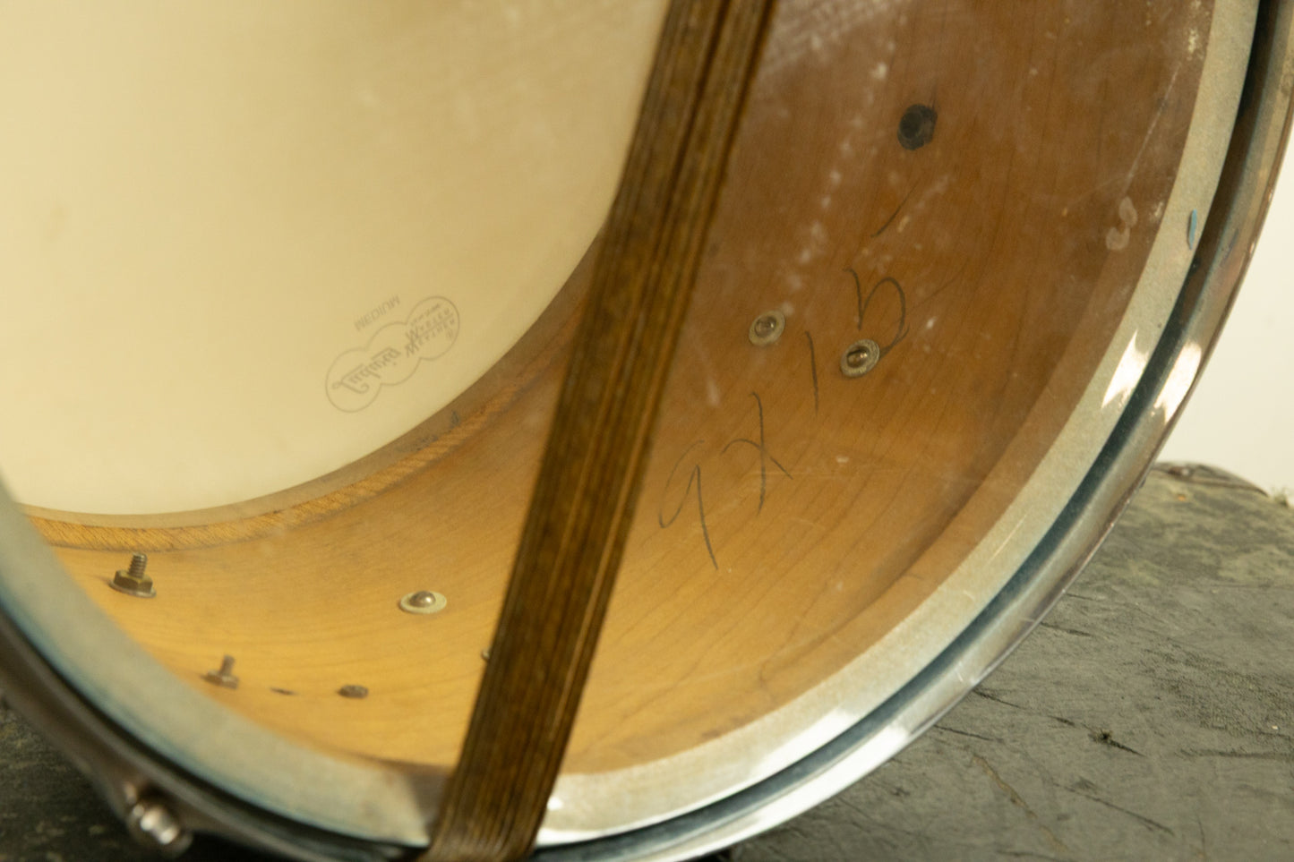 1940s Leedy 9x15 "Pelham Blue" Broadway Standard Snare Drum