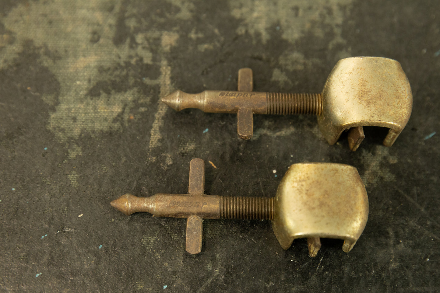 1930s 1940s Ludwig Bass Drum Spurs Lot #T5