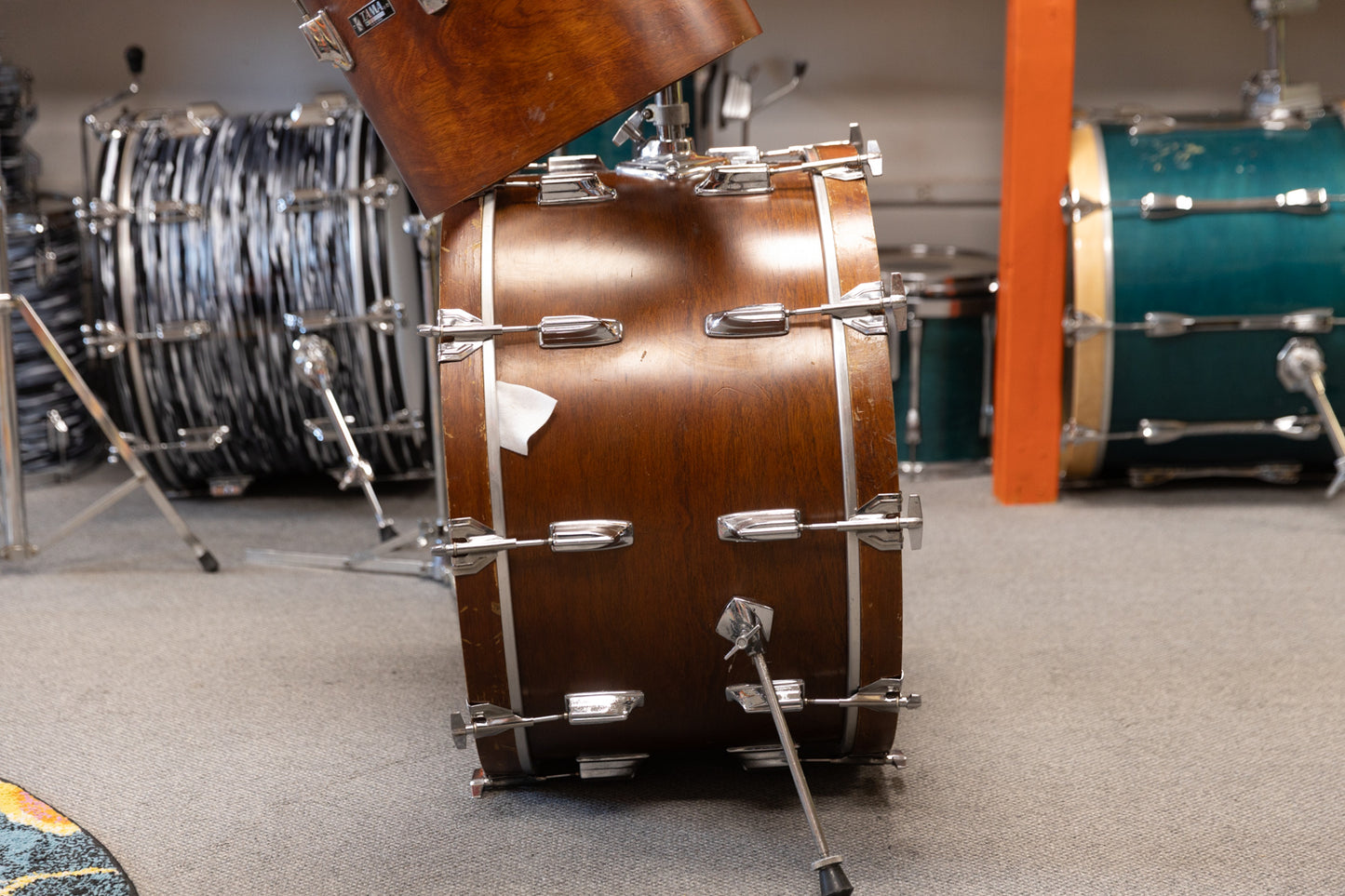 1970s Tama Superstar Custom Mahogany "Saturn" Drum Set