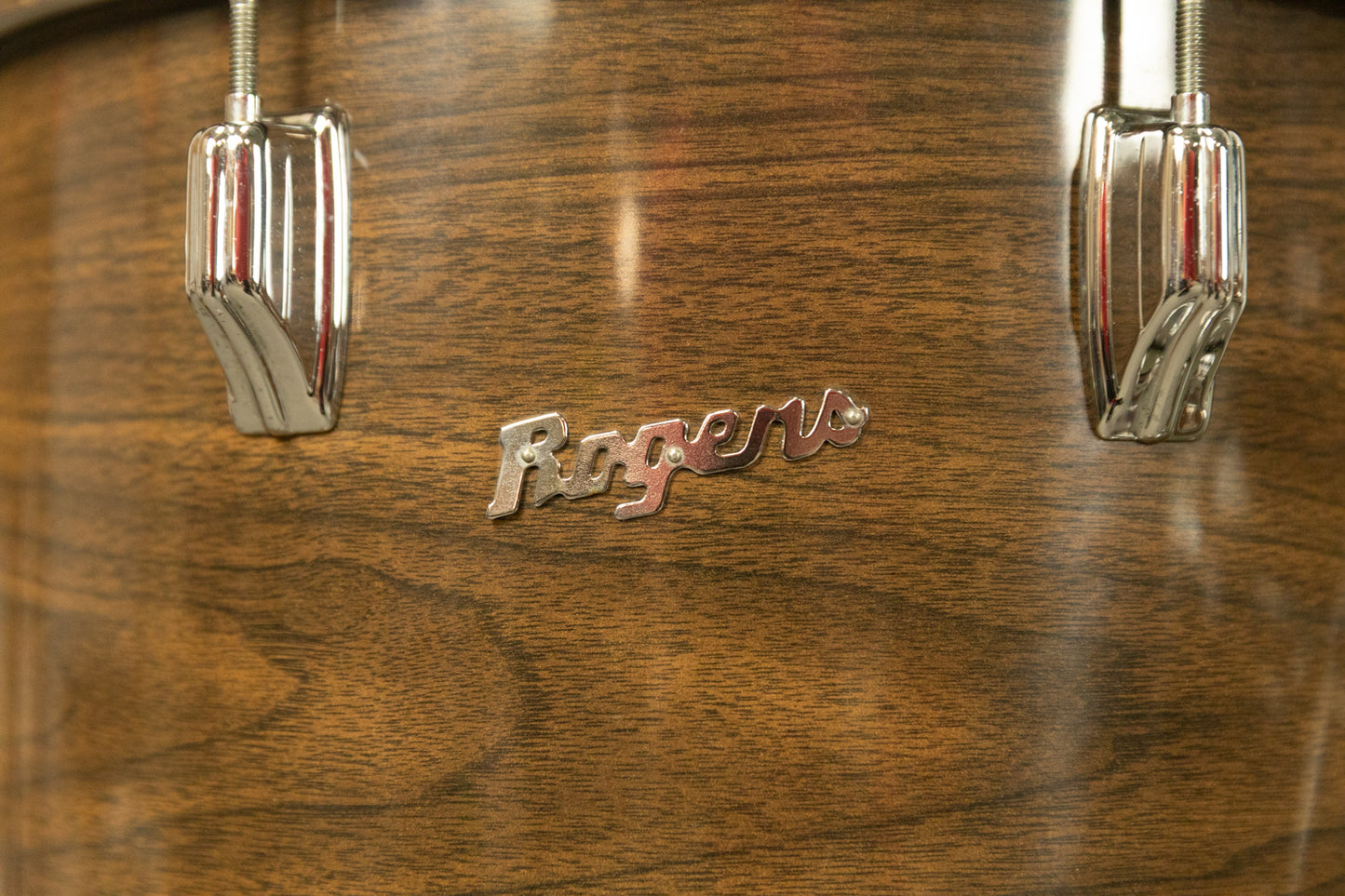 1970s Rogers New Mahogany 14x24 9x13 and 16x16 Drum Set