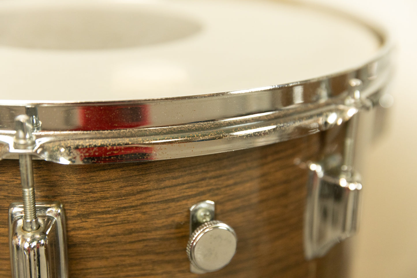1970s Rogers New Mahogany 14x24 9x13 and 16x16 Drum Set