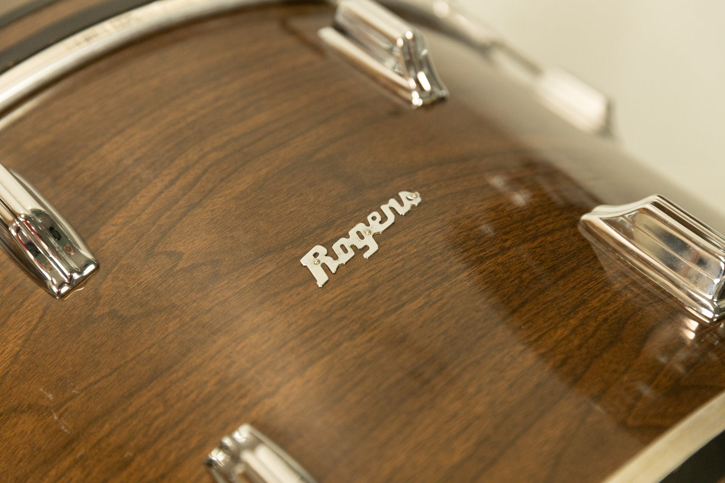 1970s Rogers New Mahogany 14x24 9x13 and 16x16 Drum Set