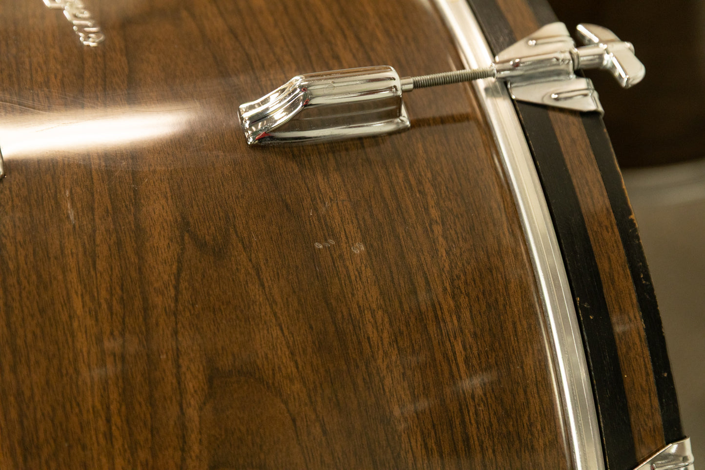 1970s Rogers New Mahogany 14x24 9x13 and 16x16 Drum Set