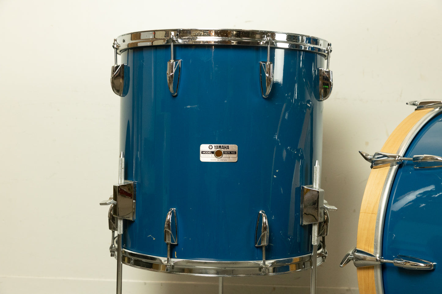 Vintage Yamaha 8000 Cobalt Blue Drum Set