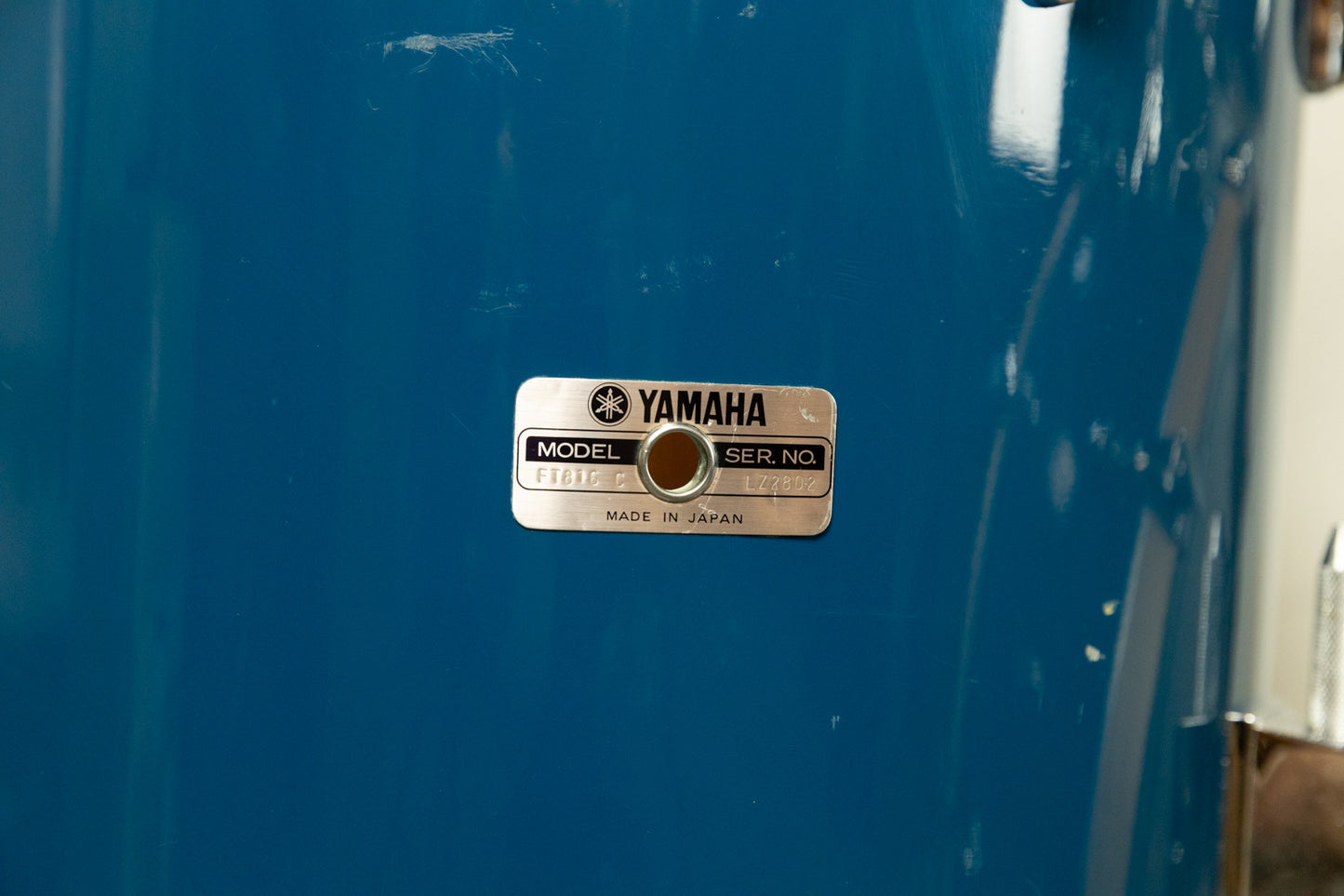 Vintage Yamaha 8000 Cobalt Blue Drum Set