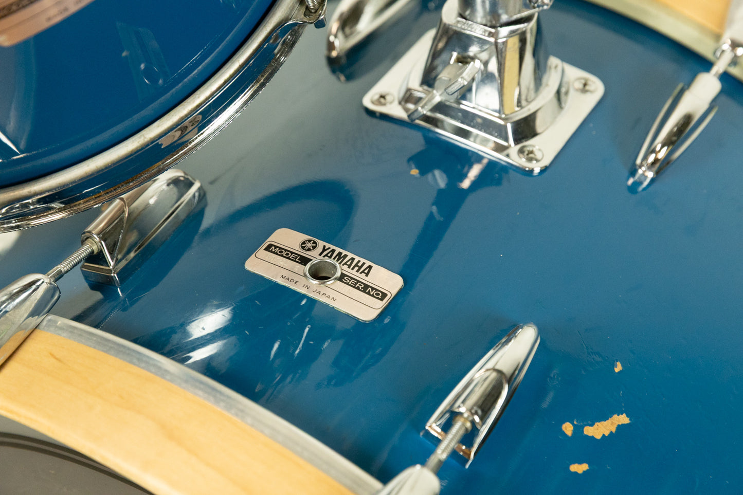 Vintage Yamaha 8000 Cobalt Blue Drum Set
