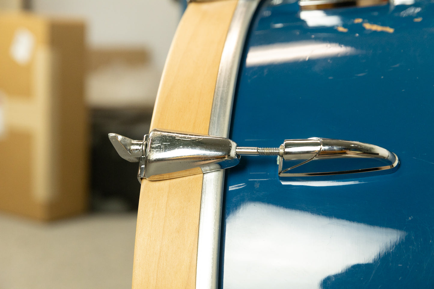Vintage Yamaha 8000 Cobalt Blue Drum Set