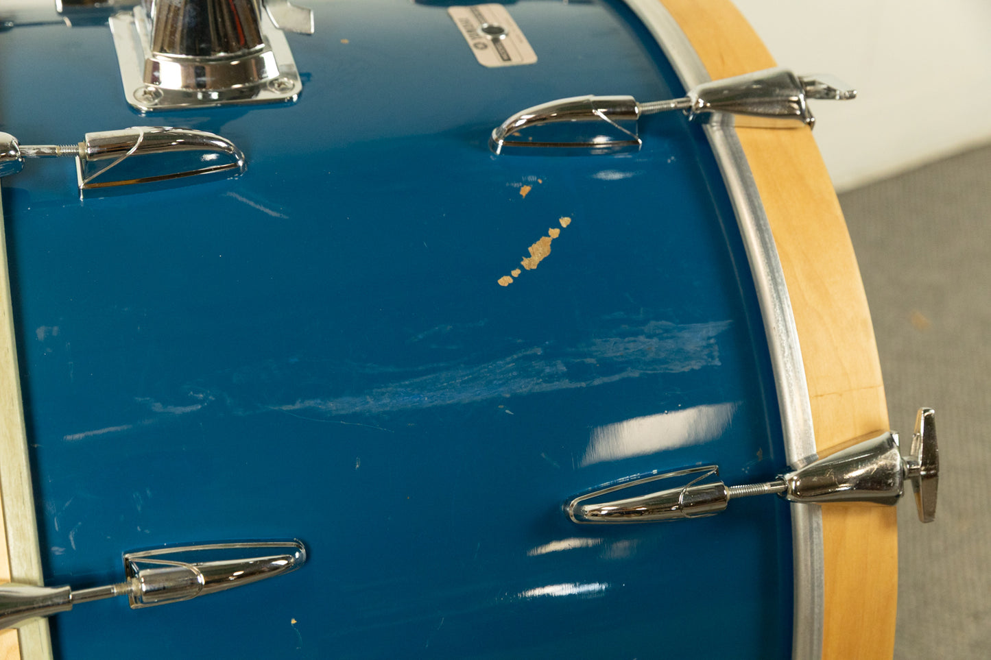 Vintage Yamaha 8000 Cobalt Blue Drum Set