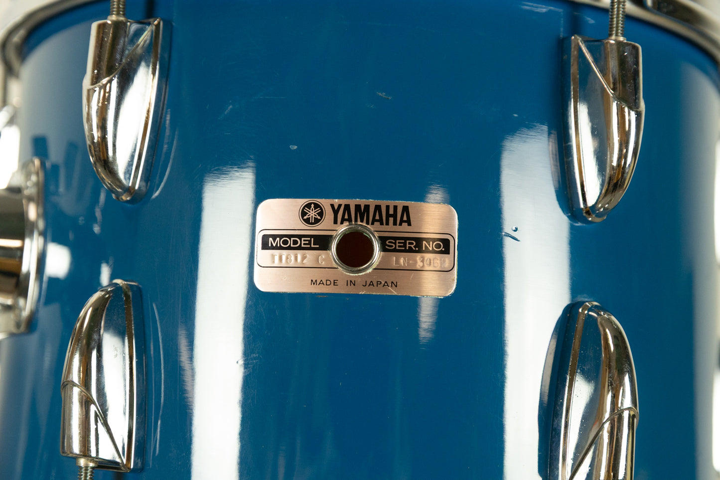 Vintage Yamaha 8000 Cobalt Blue Drum Set