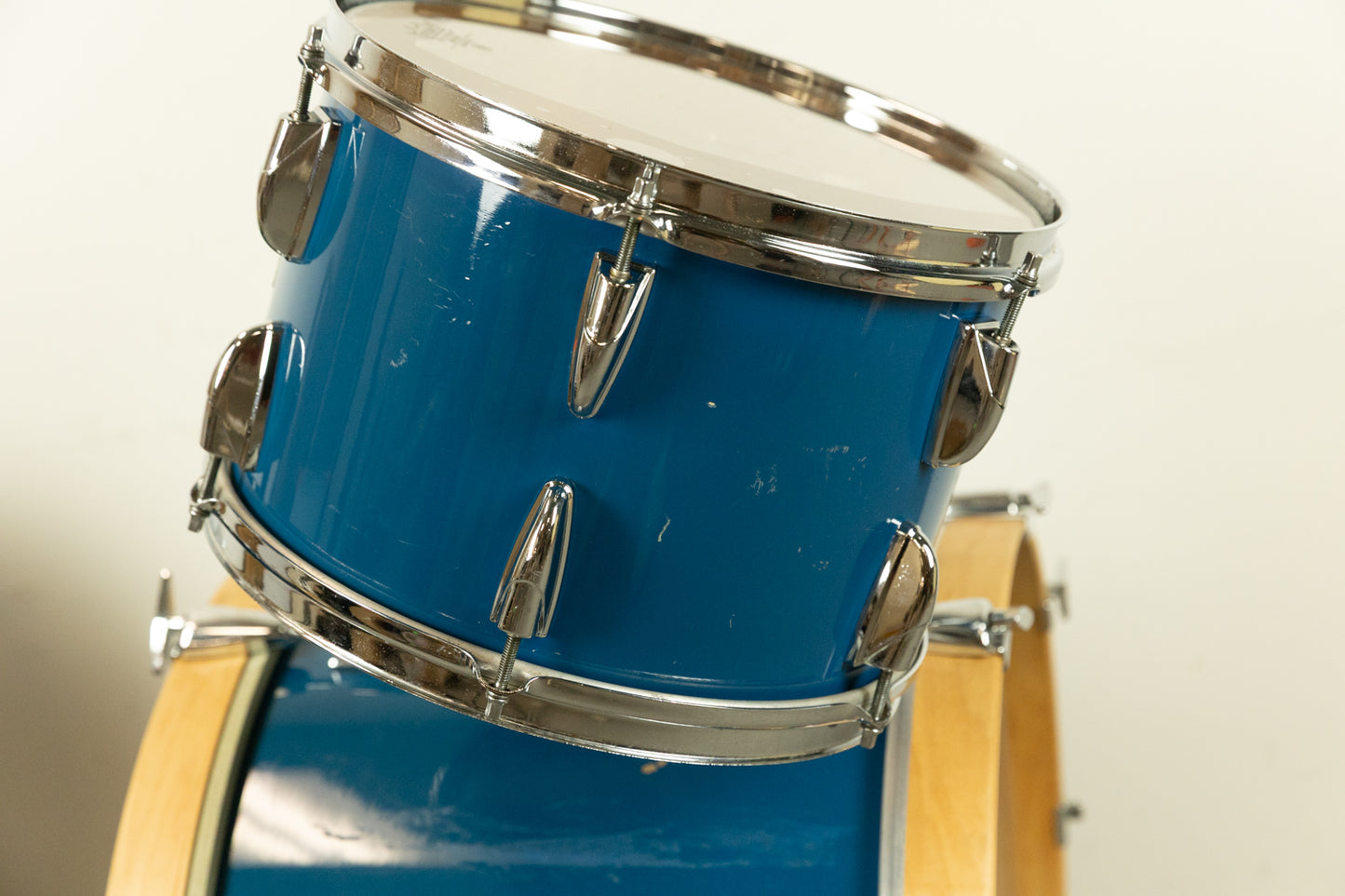 Vintage Yamaha 8000 Cobalt Blue Drum Set