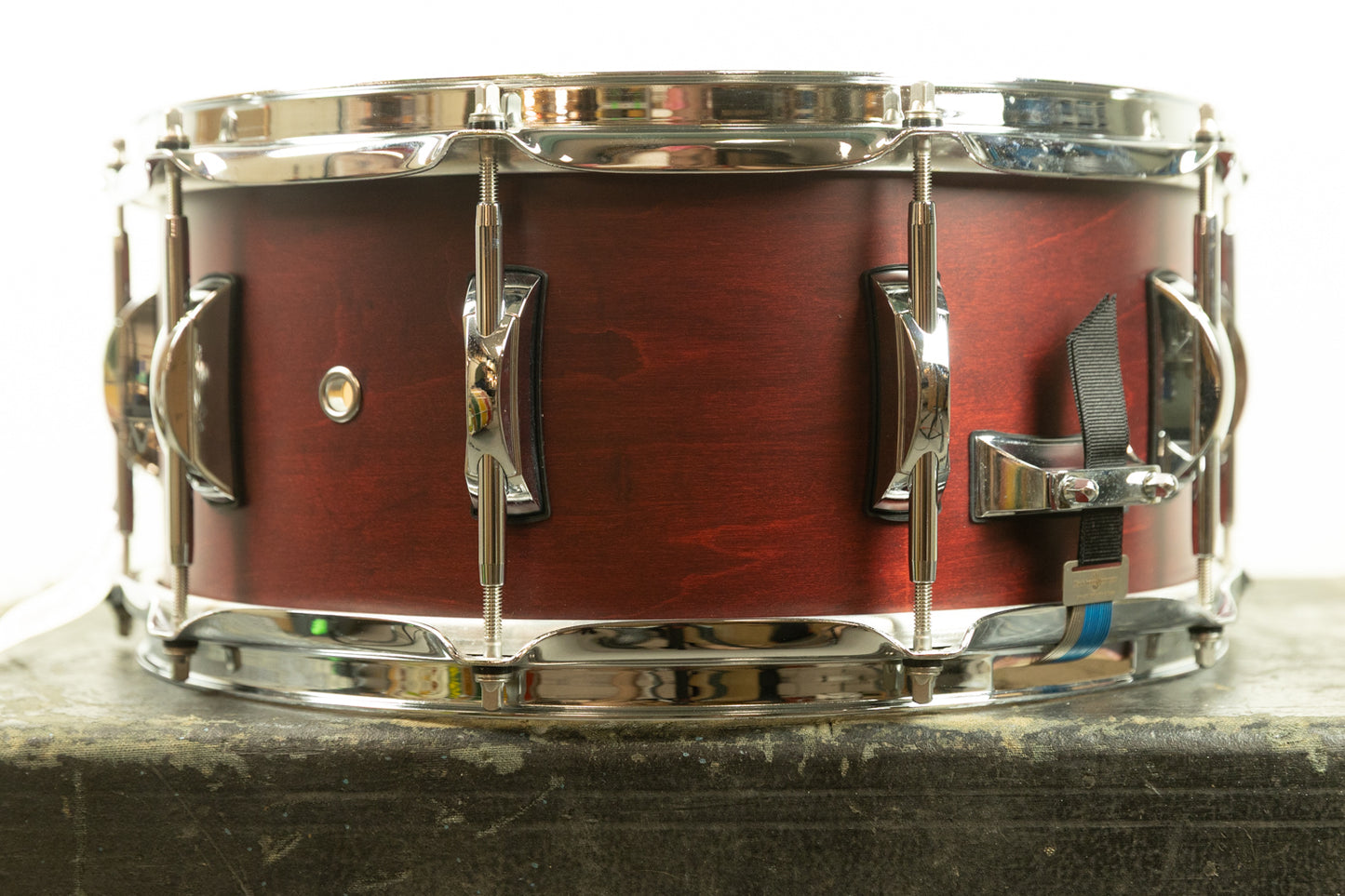 Black Swamp Percussion 6.5x14 Concert Maple Snare Drum Matte Cherry Rosewood