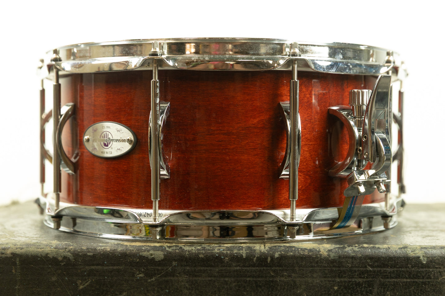 Black Swamp Percussion 6.5x14 Concert Maple Snare Drum Gloss Cherry Rosewood