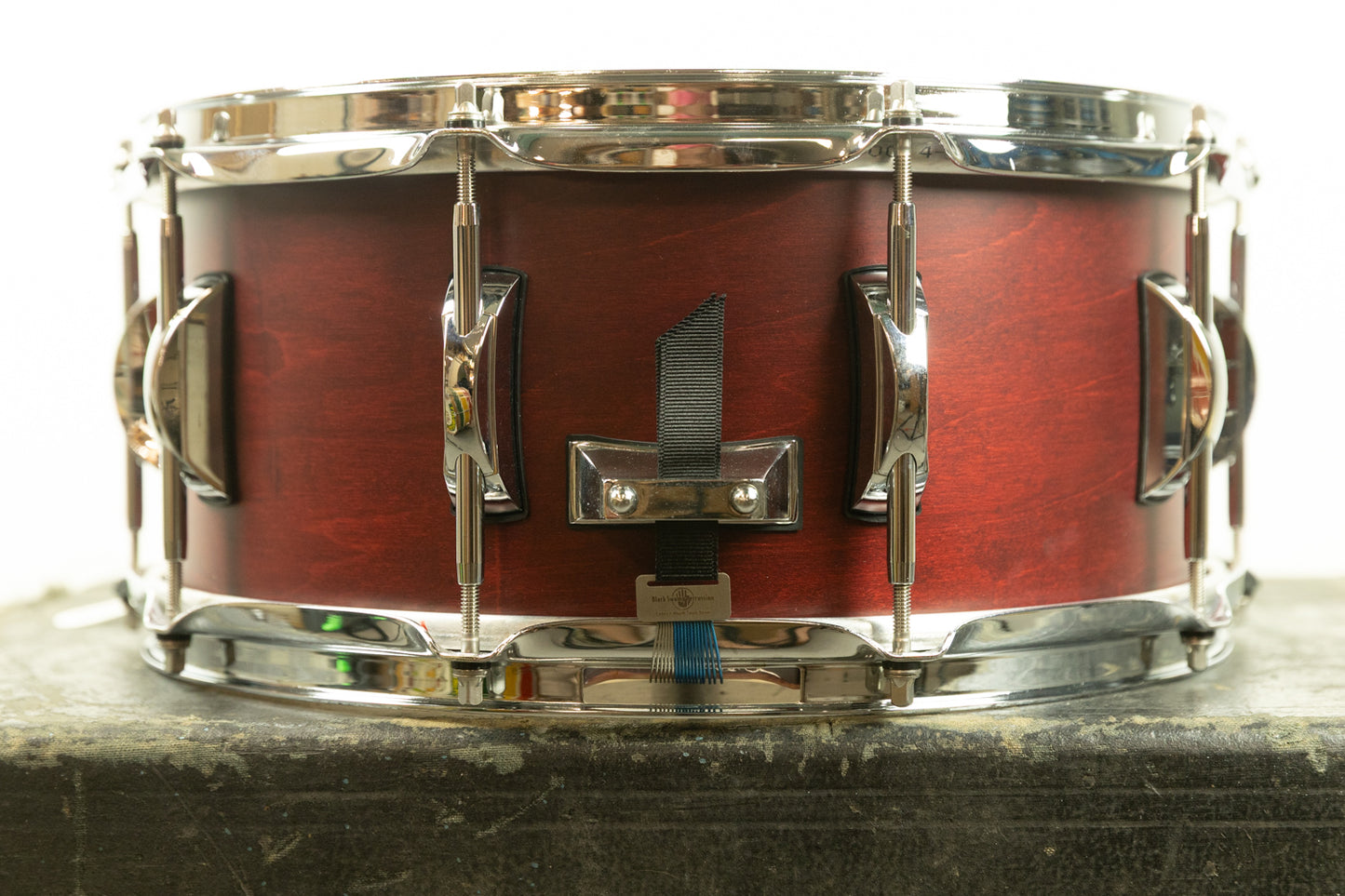 Black Swamp Percussion 6.5x14 Concert Maple Snare Drum Matte Cherry Rosewood