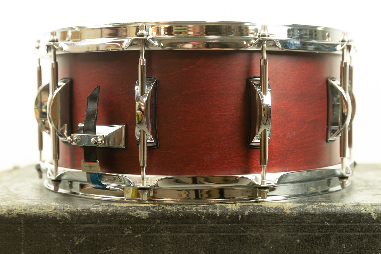 Black Swamp Percussion 6.5x14 Concert Maple Snare Drum Matte Cherry Rosewood