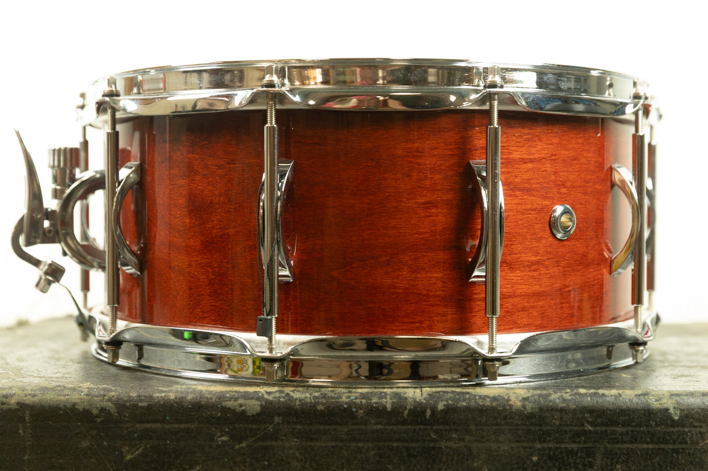 Black Swamp Percussion 6.5x14 Concert Maple Snare Drum Gloss Cherry Rosewood