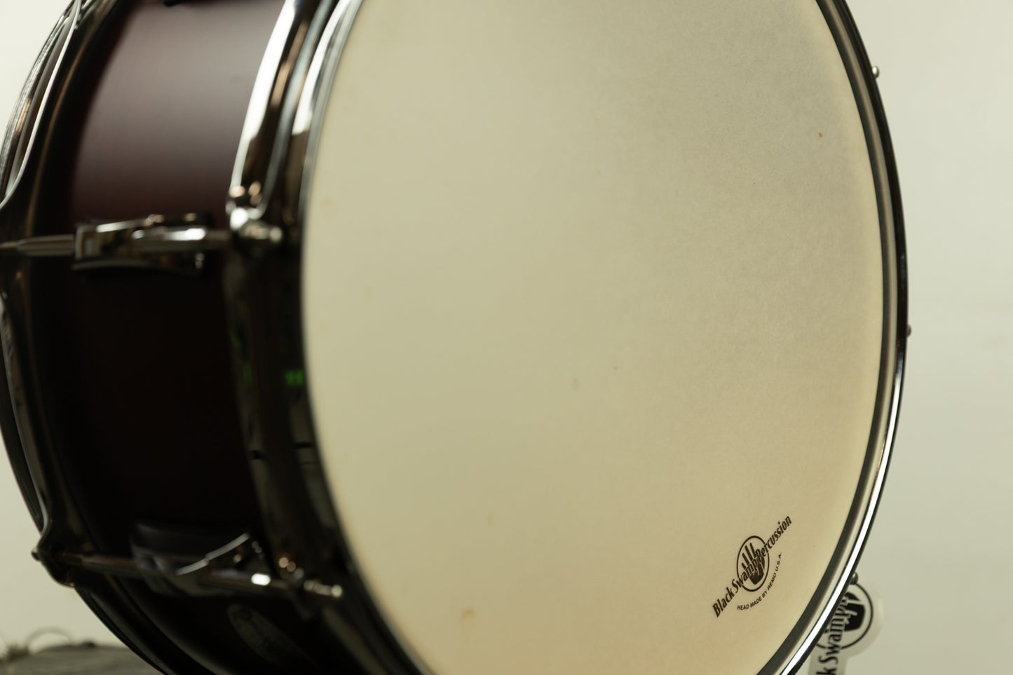 Black Swamp Percussion 6.5x14 Concert Maple Snare Drum Matte Cherry Rosewood