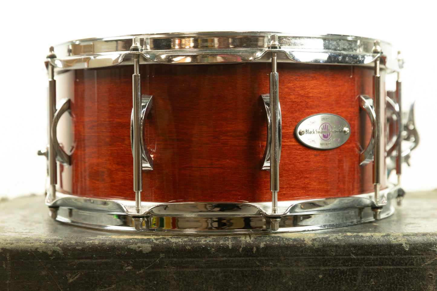 Black Swamp Percussion 6.5x14 Concert Maple Snare Drum Gloss Cherry Rosewood