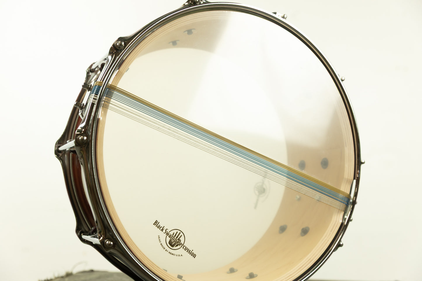 Black Swamp Percussion 6.5x14 Concert Maple Snare Drum Gloss Cherry Rosewood