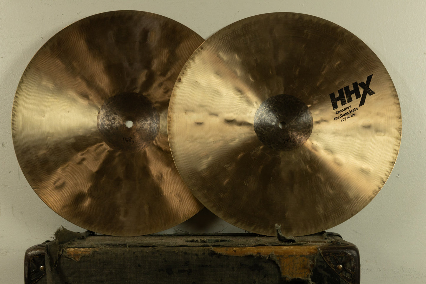 Sabian 15" HHX Complex Hi Hat Cymbals 1128g 1445g
