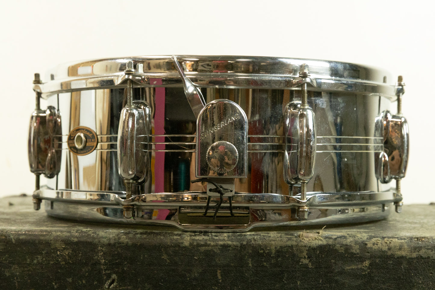 1960s Slingerland 5x14 Gene Krupa Sound King Snare Drum