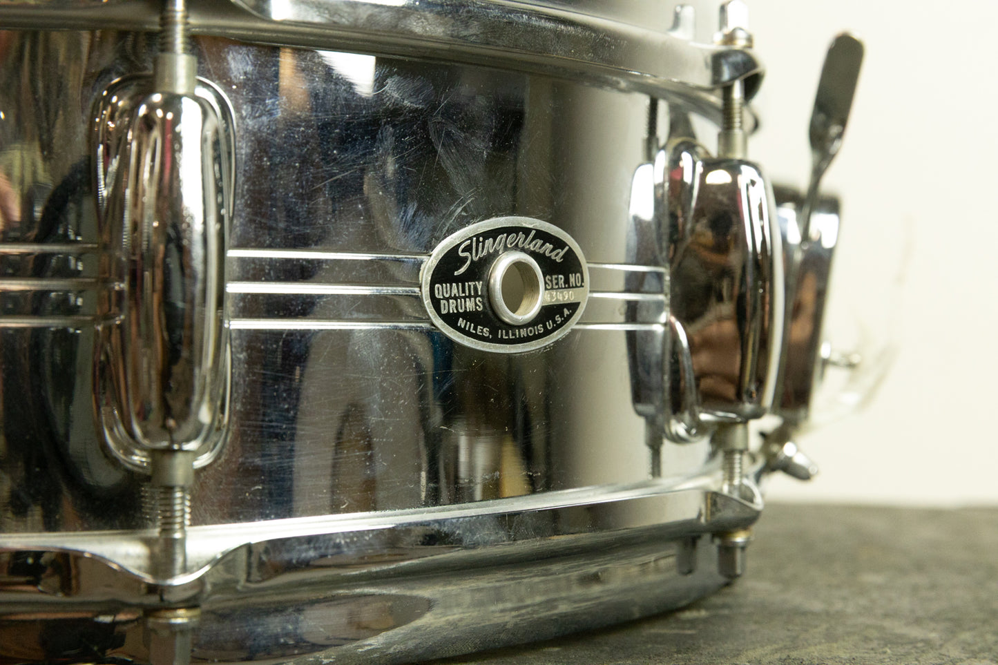 1970s Slingerland 5x14 Sound King Snare Drum