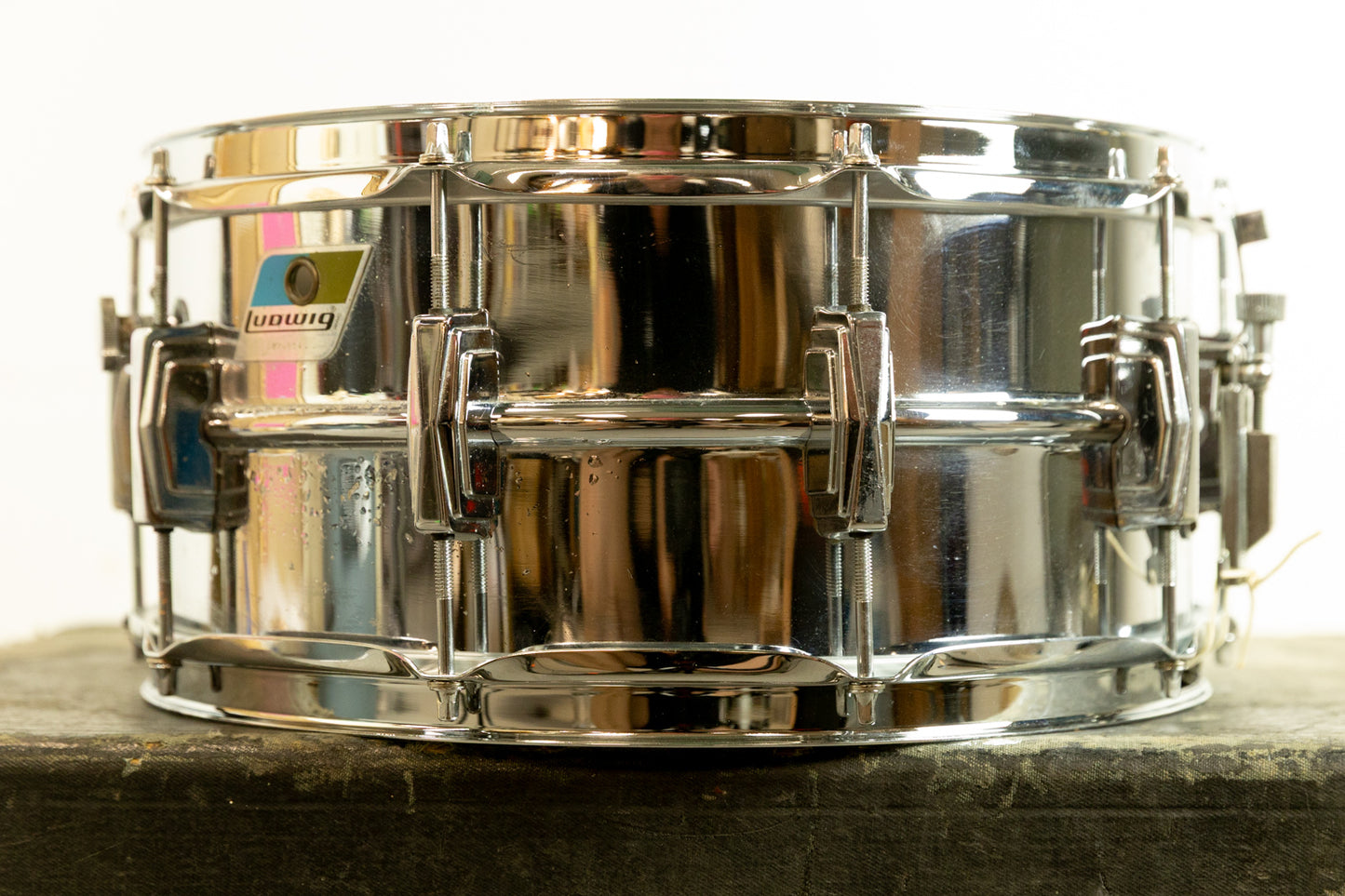 1970s Ludwig 6.5x14 LM402 Supraphonic Snare Drum