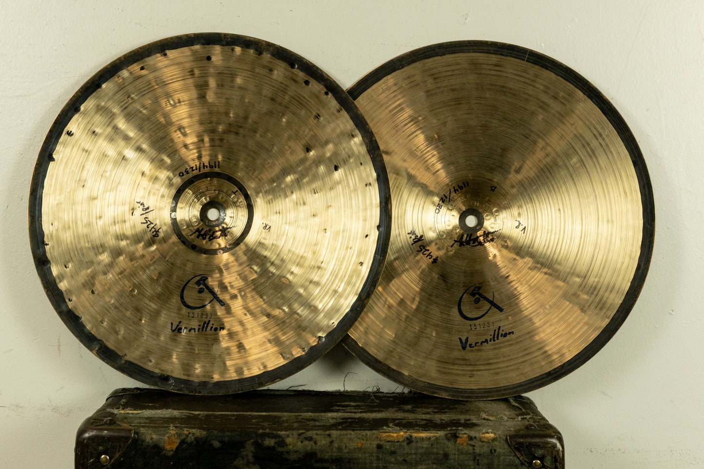 Matt Bettis Vermillion 15" Hi Hat Cymbals 1194g 1230g