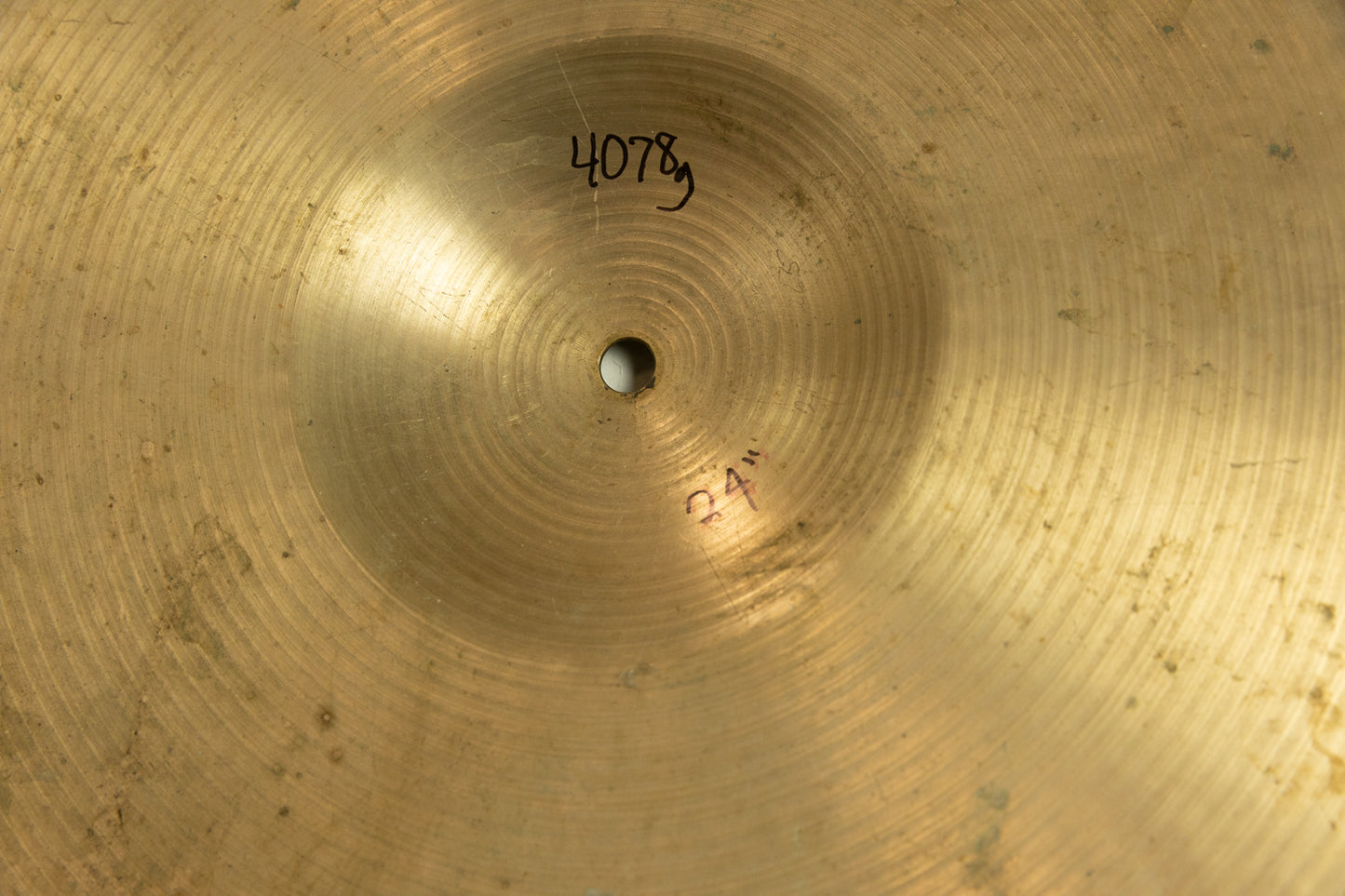 Vintage Paiste Formula 602 24" Heavy Ride Cymbal 4078g