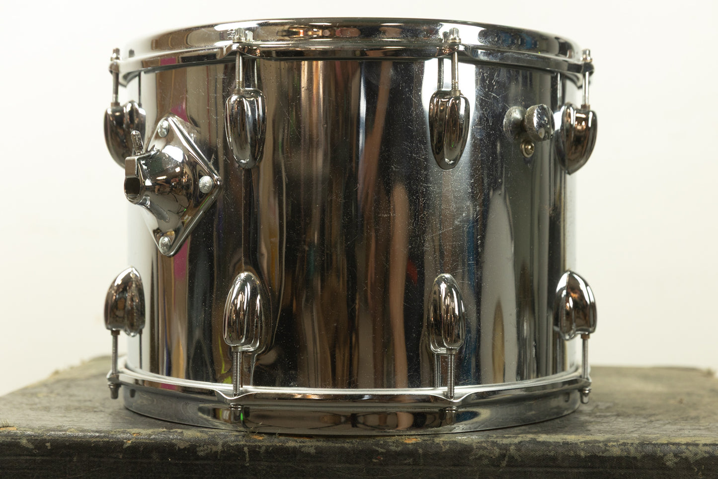 1970s Slingerland 10x14 Chrome Over Wood Tom