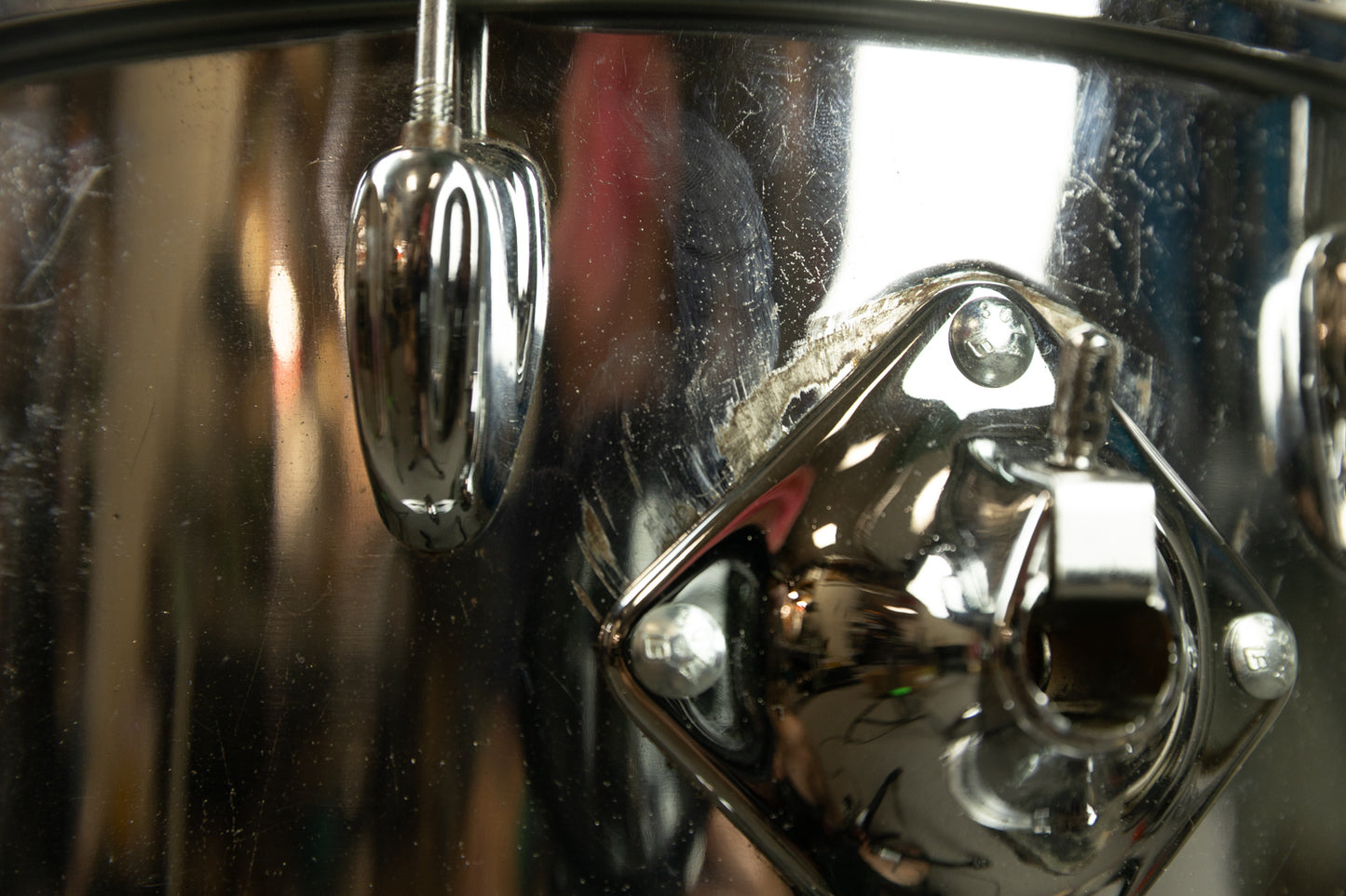 1970s Slingerland 10x14 Chrome Over Wood Tom