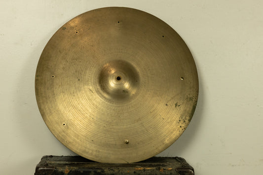 1950s A Zildjian 20" Sizzle Ride Cymbal 1862g