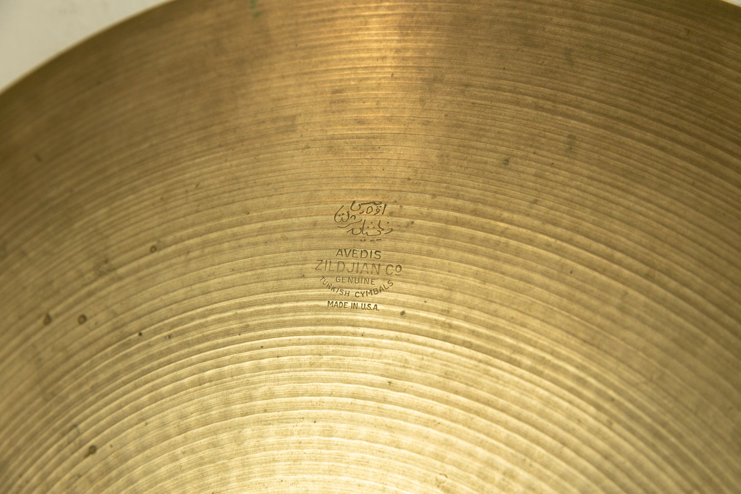 1960s Zildjian A 20" Ride Cymbal 2252g