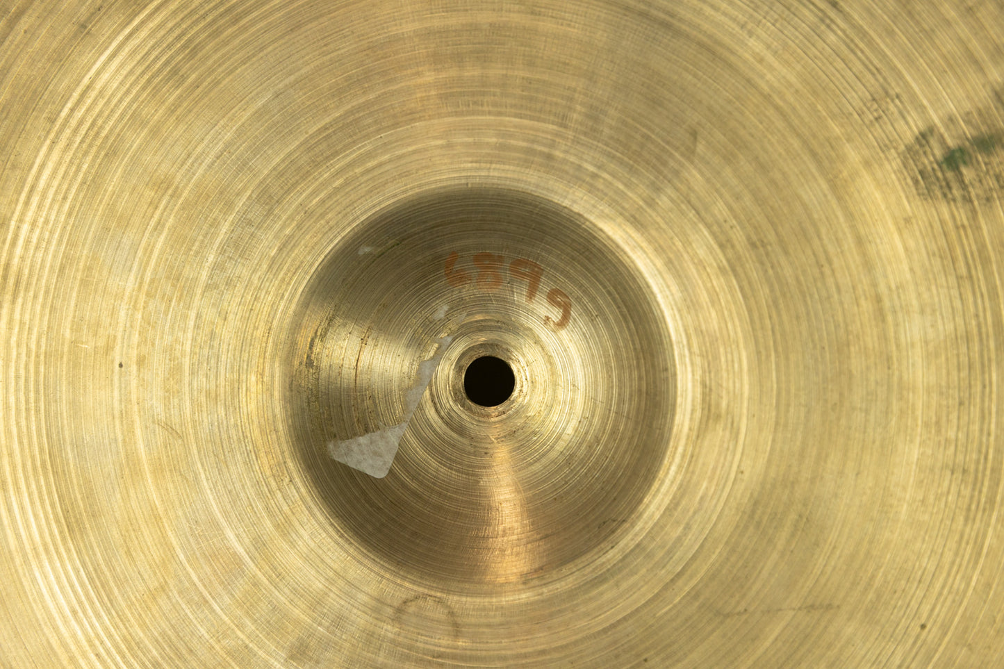 1960s A Zildjian 14" Paper Thin Hi Hat Cymbals 689g 689g
