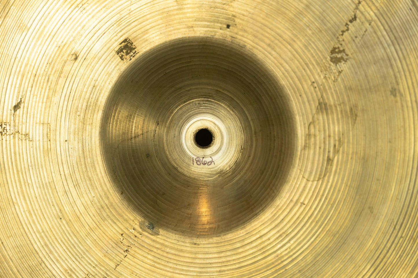 1950s A Zildjian 20" Sizzle Ride Cymbal 1862g