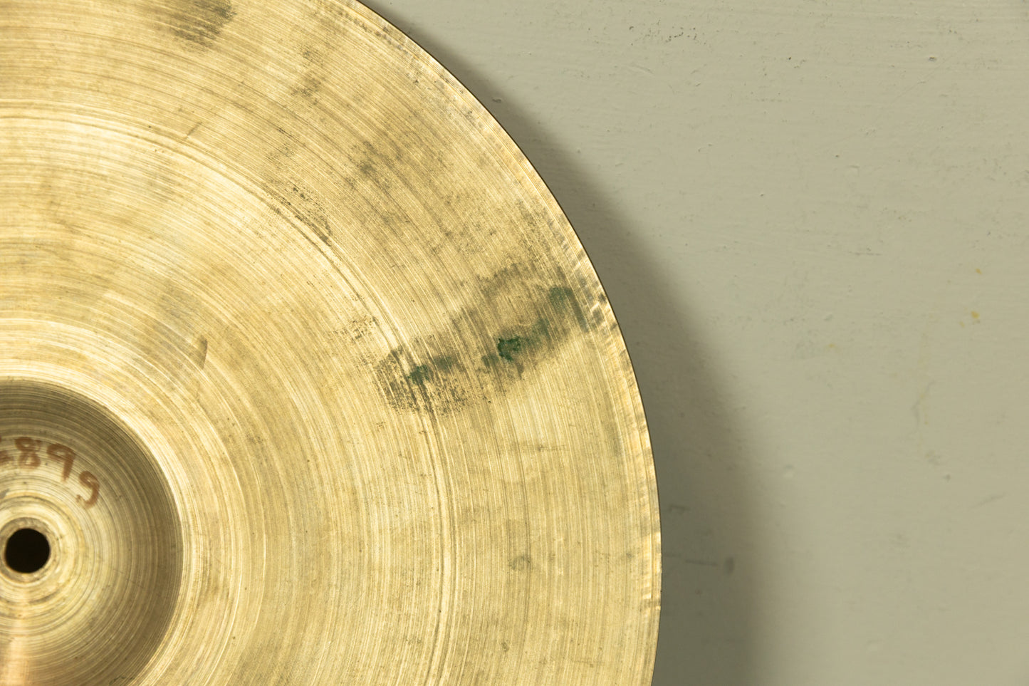 1960s A Zildjian 14" Paper Thin Hi Hat Cymbals 689g 689g