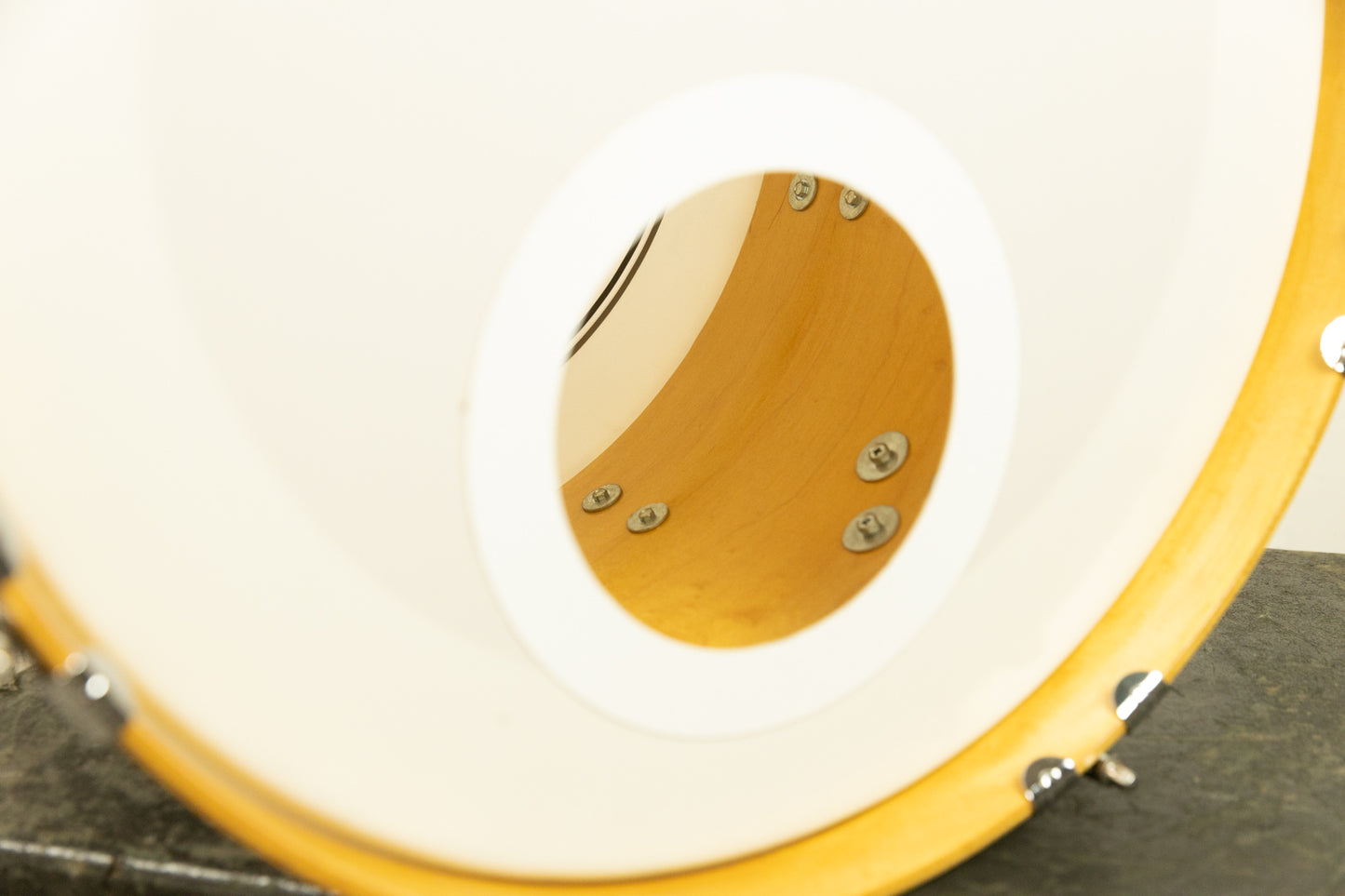 1970s Slingerland 12.5x18 Teakwood Bass Drum