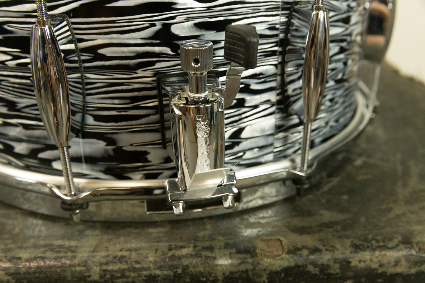 Pork Pie 6.5x14 Maple Oyster Blue Pearl Snare Drum
