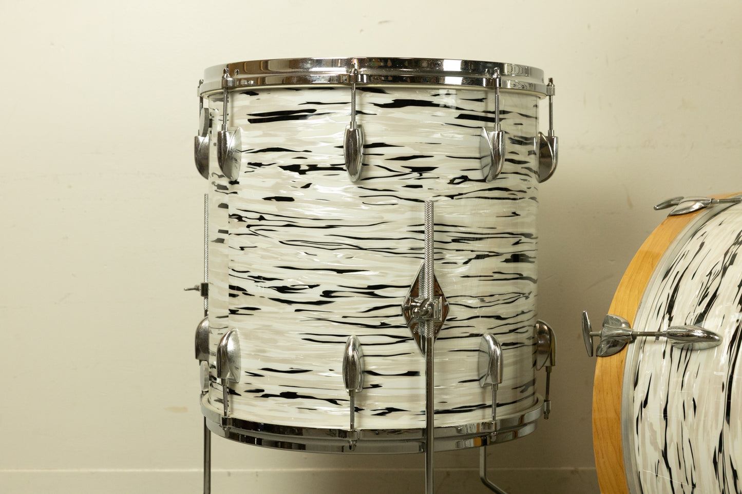 1960s Gretsch "White Oyster" Drum Set