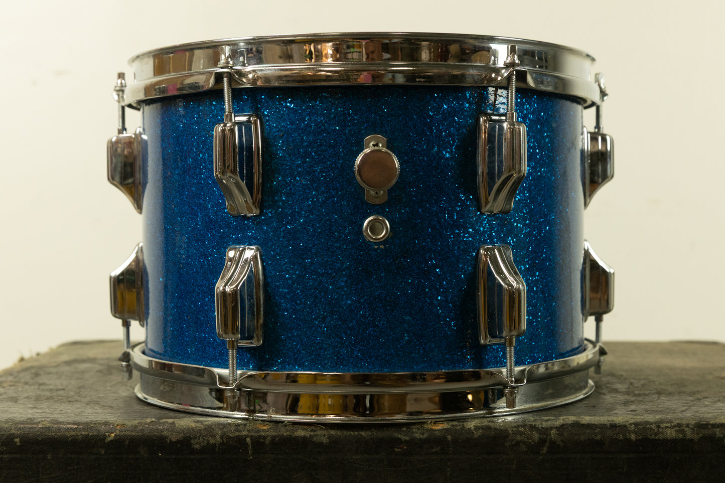 1970s Rogers 8x12 Sparkling Blue Pearl Tom