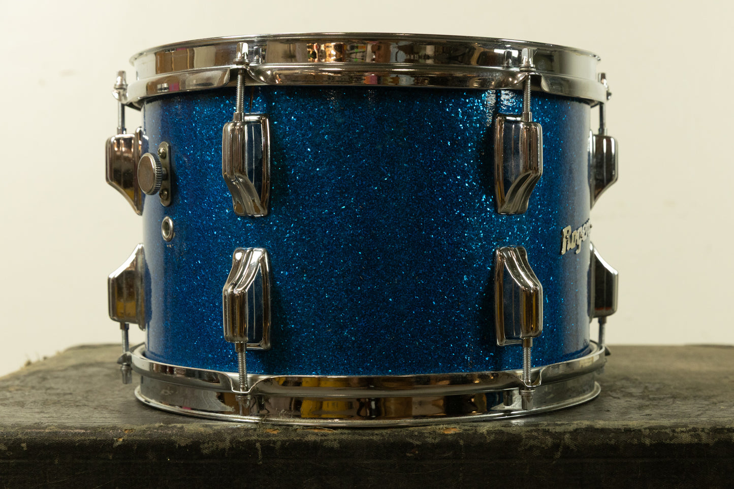 1970s Rogers 8x12 Sparkling Blue Pearl Tom