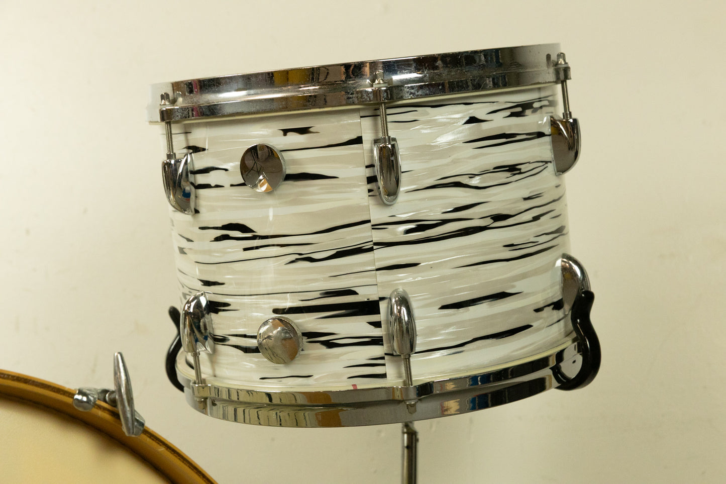 1960s Gretsch "White Oyster" Drum Set