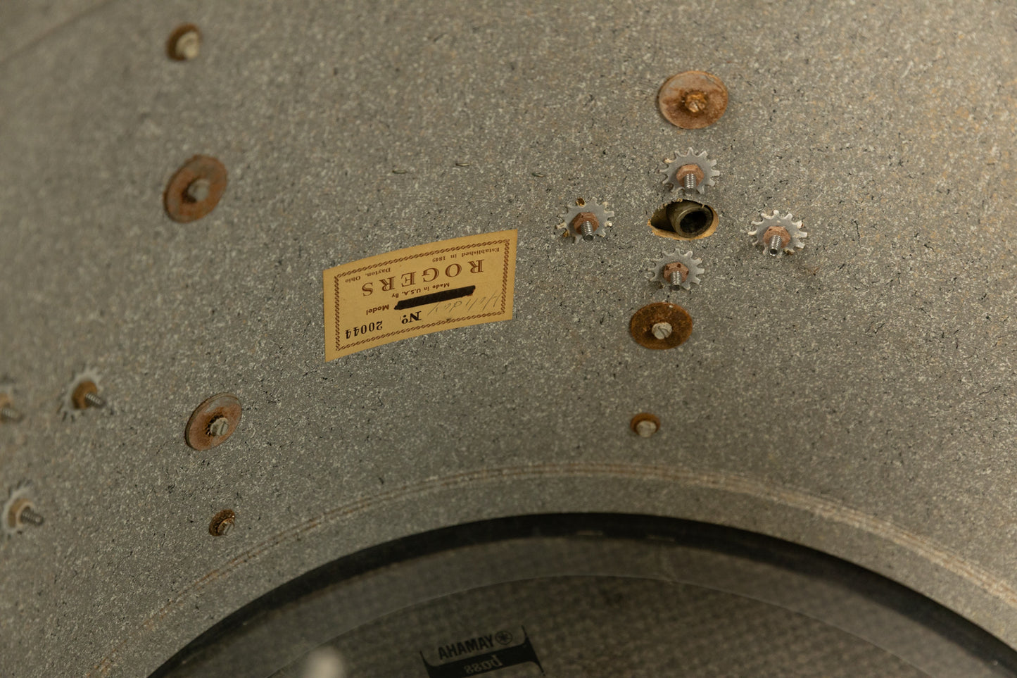 1960s Rogers Sparkling Blue 14x20 9x13 and 16x16 Drum Set