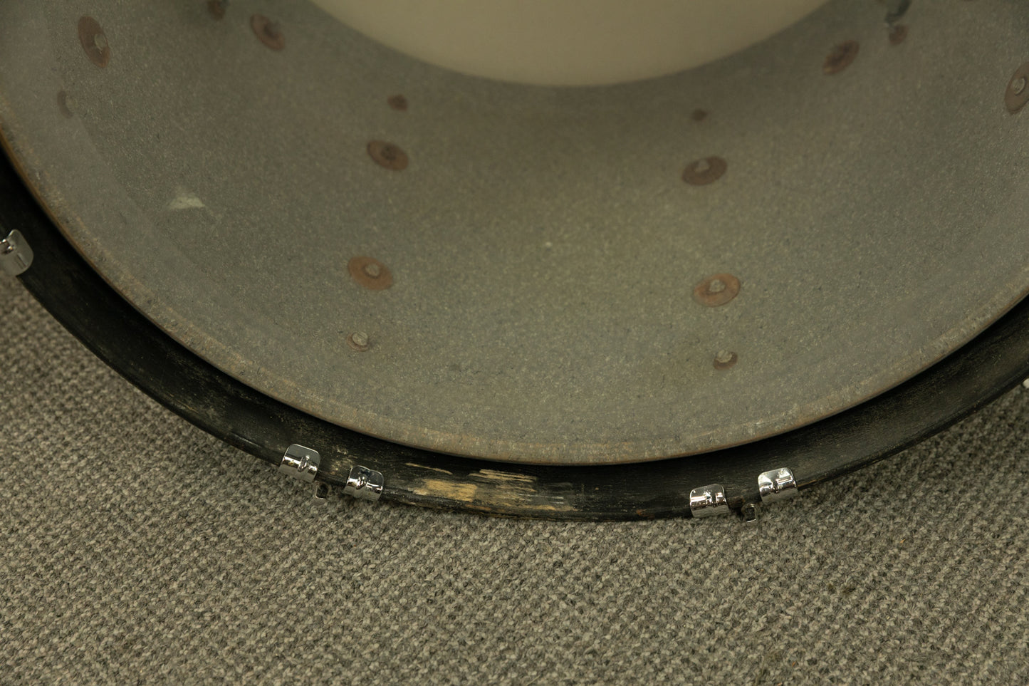 1960s Rogers Sparkling Blue 14x20 9x13 and 16x16 Drum Set